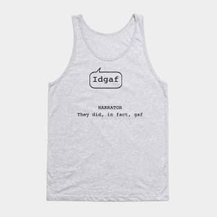 IDGAF Tank Top